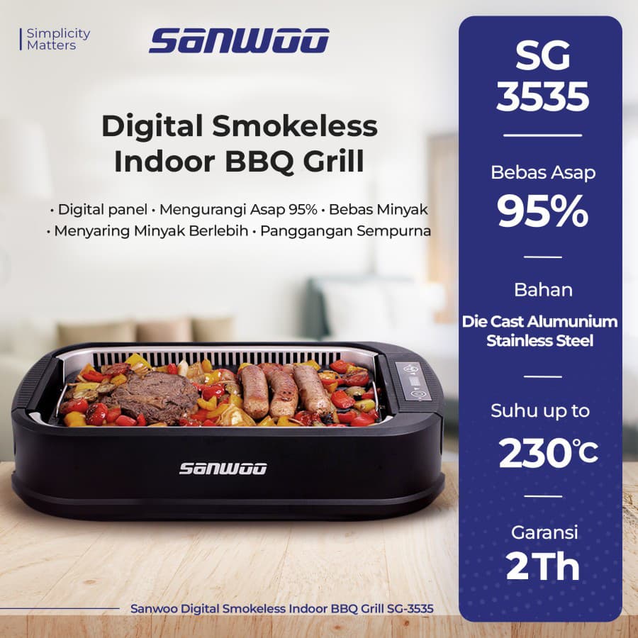 Smokeless Indoor BBQ Grill