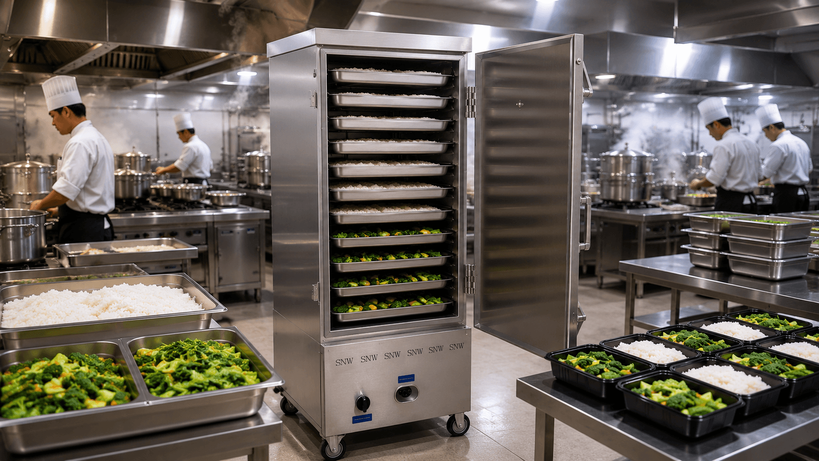 Why Gas Rice Steamers Are Ideal for Large-Scale Food Production